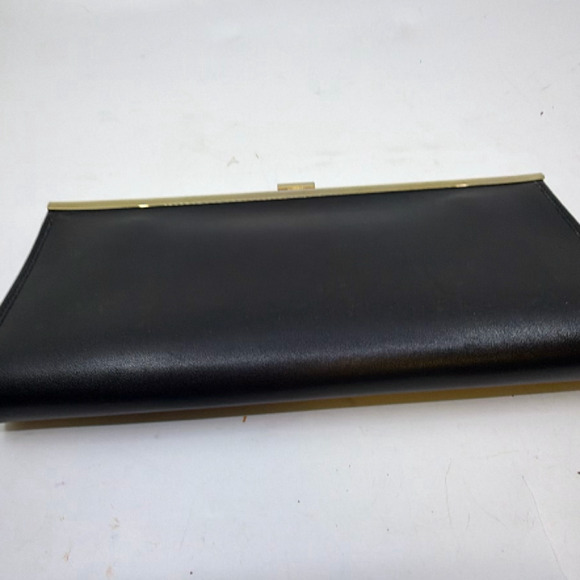 Christian Dior Classic Frame Clutch Black Leather Clutch - Picture 3 of 8